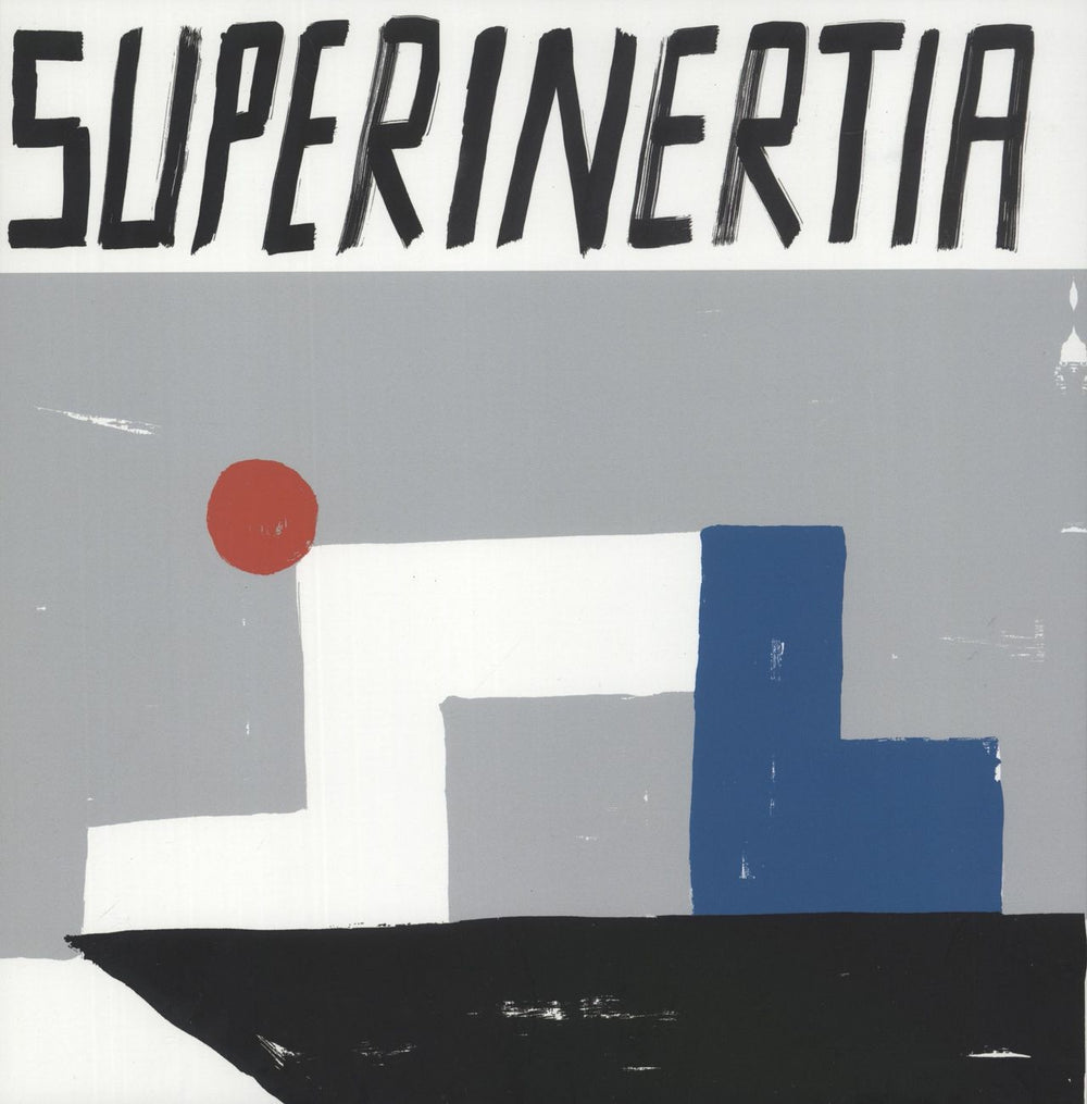 10000 Russos Superinertia - Red Vinyl UK vinyl LP album (LP record) FC149