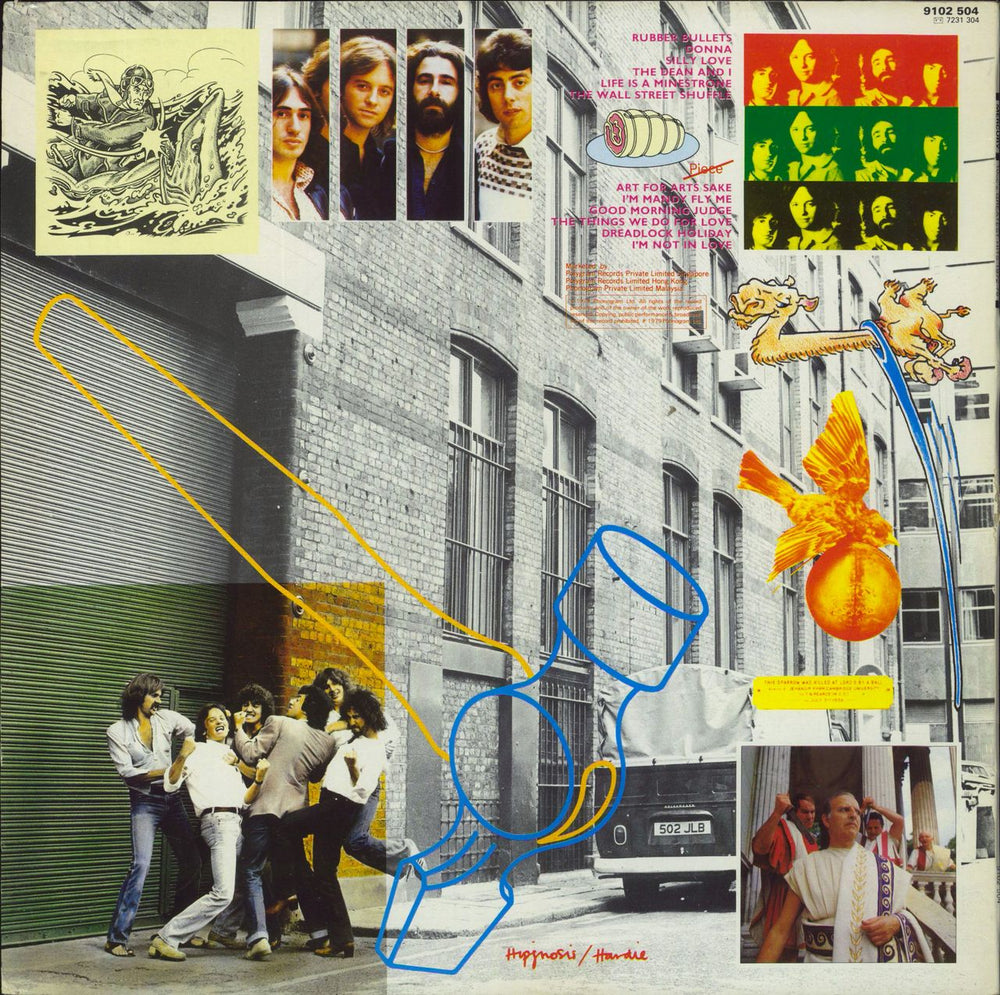 10cc Greatest Hits 1972-1978 Hong Kong vinyl LP album (LP record)