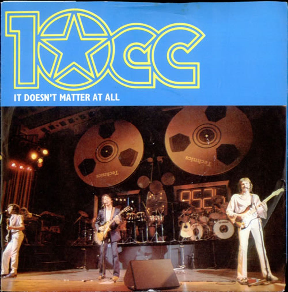 10cc It Doesn't Matter At All UK 7" vinyl single (7 inch record / 45) LOOK2