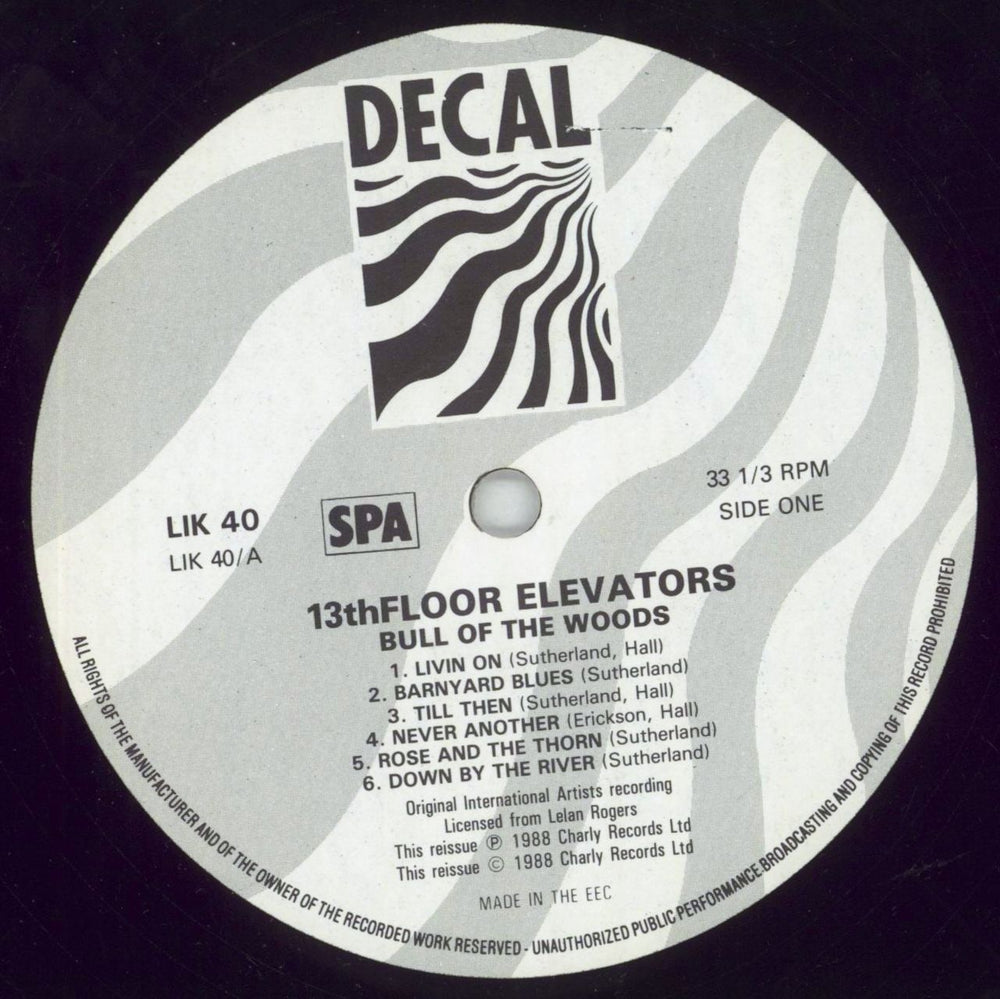 13th Floor Elevators Bull Of The Woods Portugese vinyl LP album (LP record) 13FLPBU312222