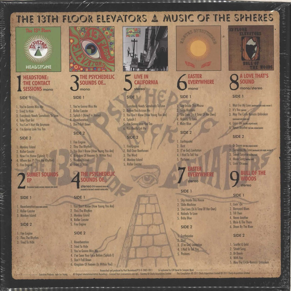 13th Floor Elevators Music Of The Spheres - Sealed UK Vinyl Box Set 13FVXMU749012