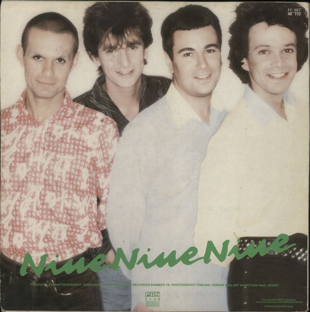 999 Separates French vinyl LP album (LP record)