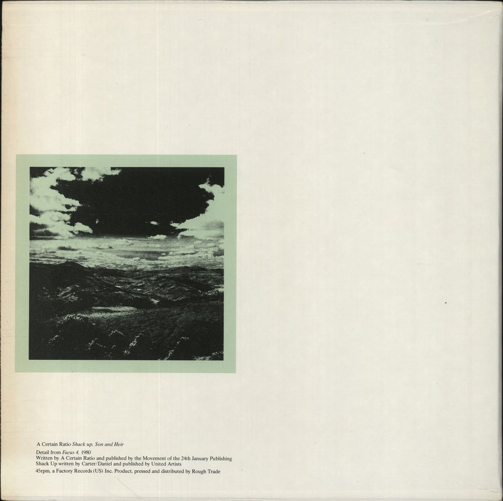 A Certain Ratio Do The Du (Casse) - EX US 12" vinyl single (12 inch record / Maxi-single)