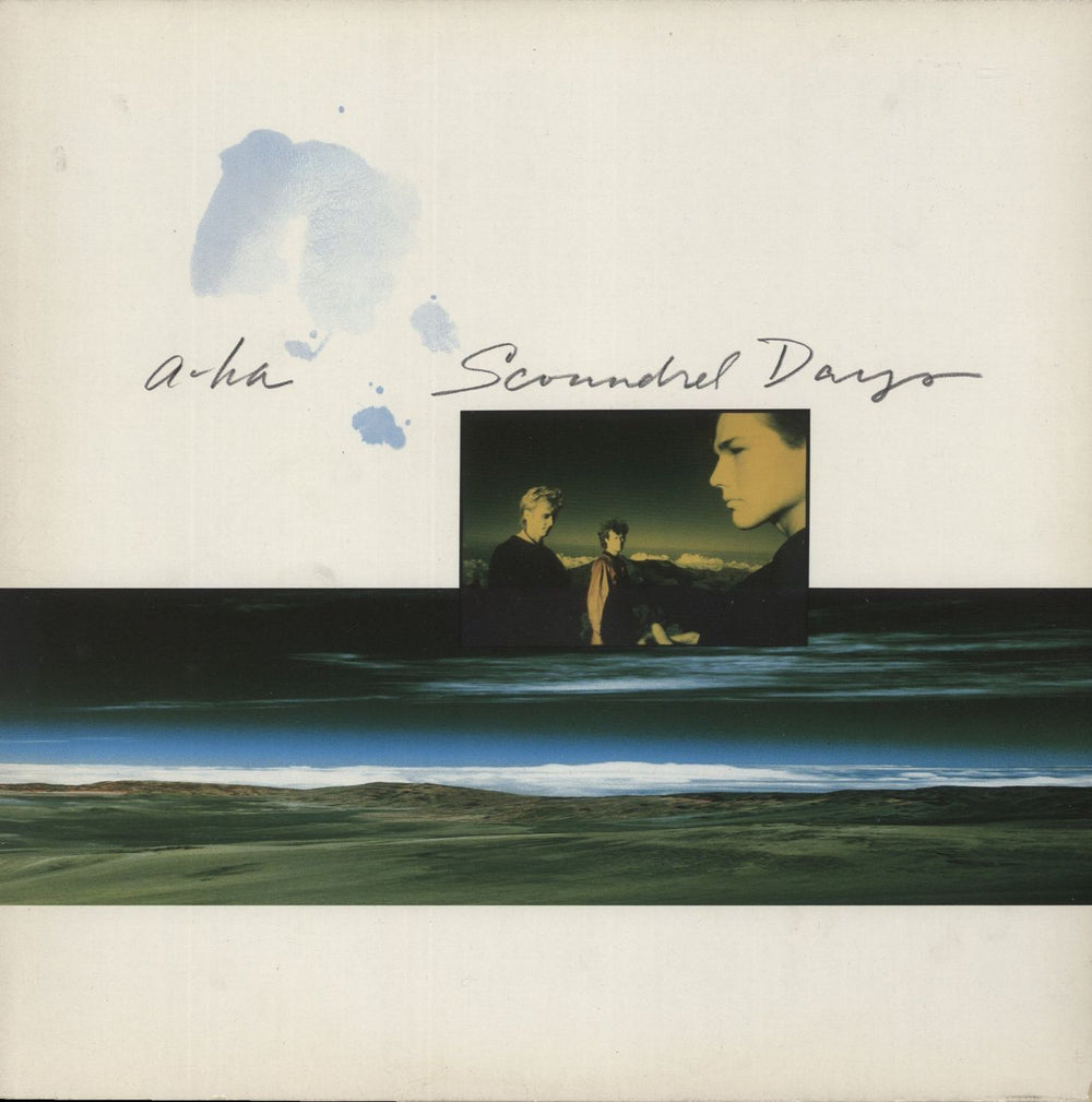 A-Ha Scoundrel Days German vinyl LP album (LP record) 925501-1