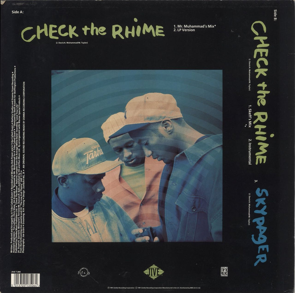 A Tribe Called Quest Check The Rhime US 12" vinyl single (12 inch record / Maxi-single) 5013705135064