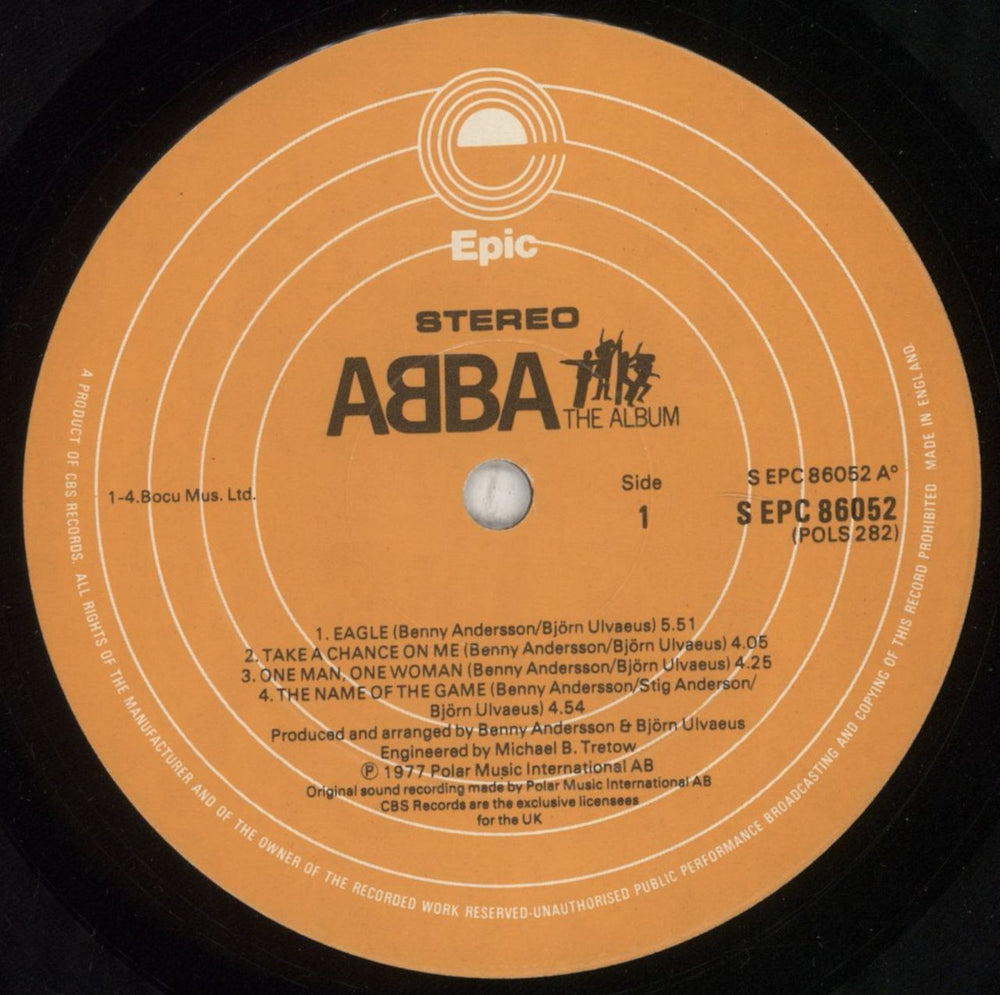 Abba ABBA The Album UK vinyl LP album (LP record) ABBLPAB169585