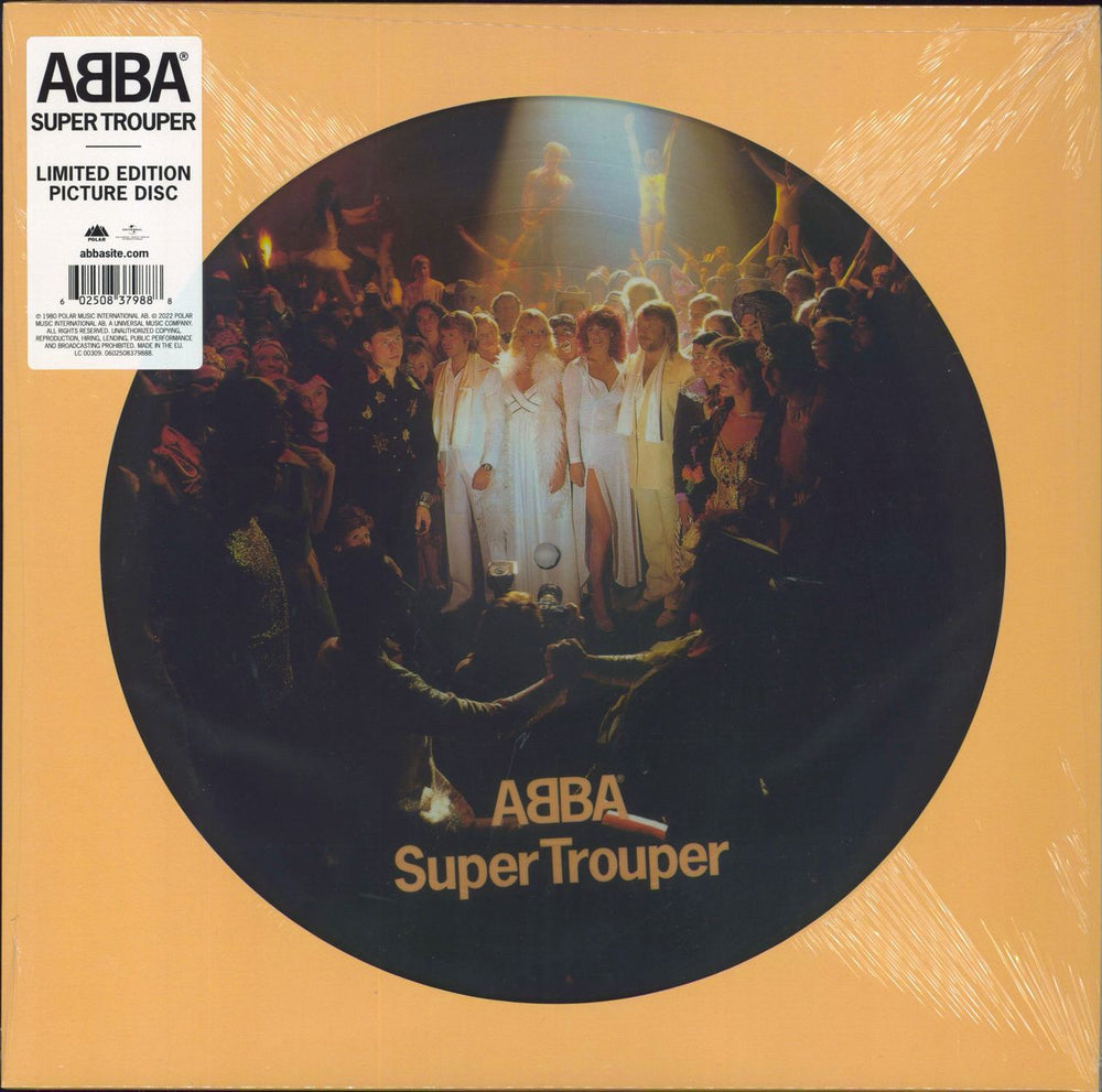 Abba Super Trouper - Sealed UK picture disc LP (vinyl picture disc album) 0602508379888