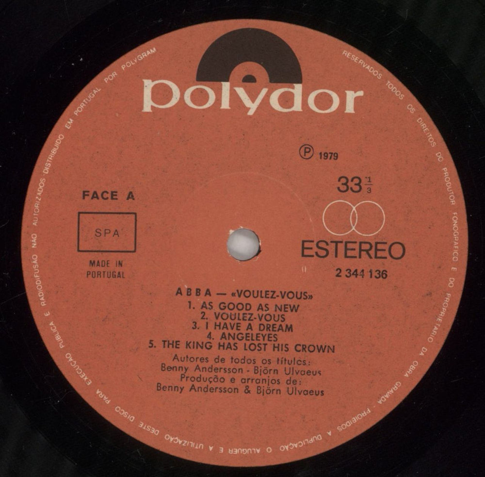 Abba Voulez-Vous Portugese vinyl LP album (LP record) ABBLPVO579288
