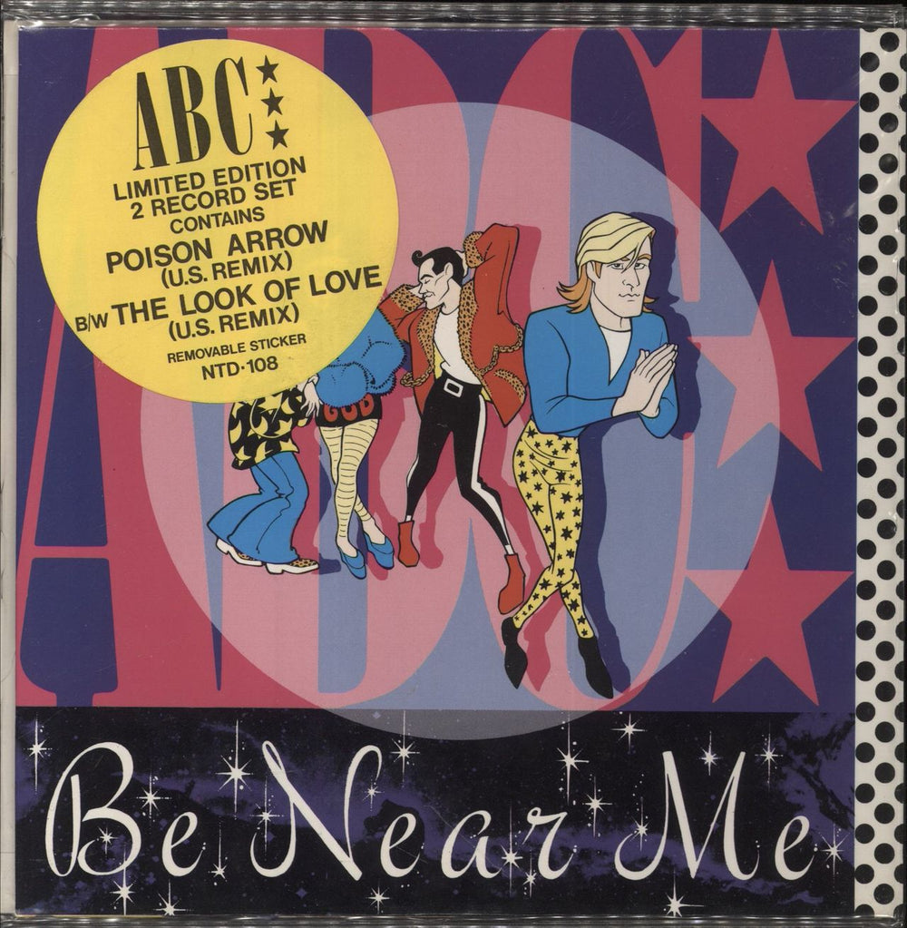 ABC Be Near Me - Double Pack + Stickered Sleeve UK 7" vinyl single (7 inch record / 45) NTD108