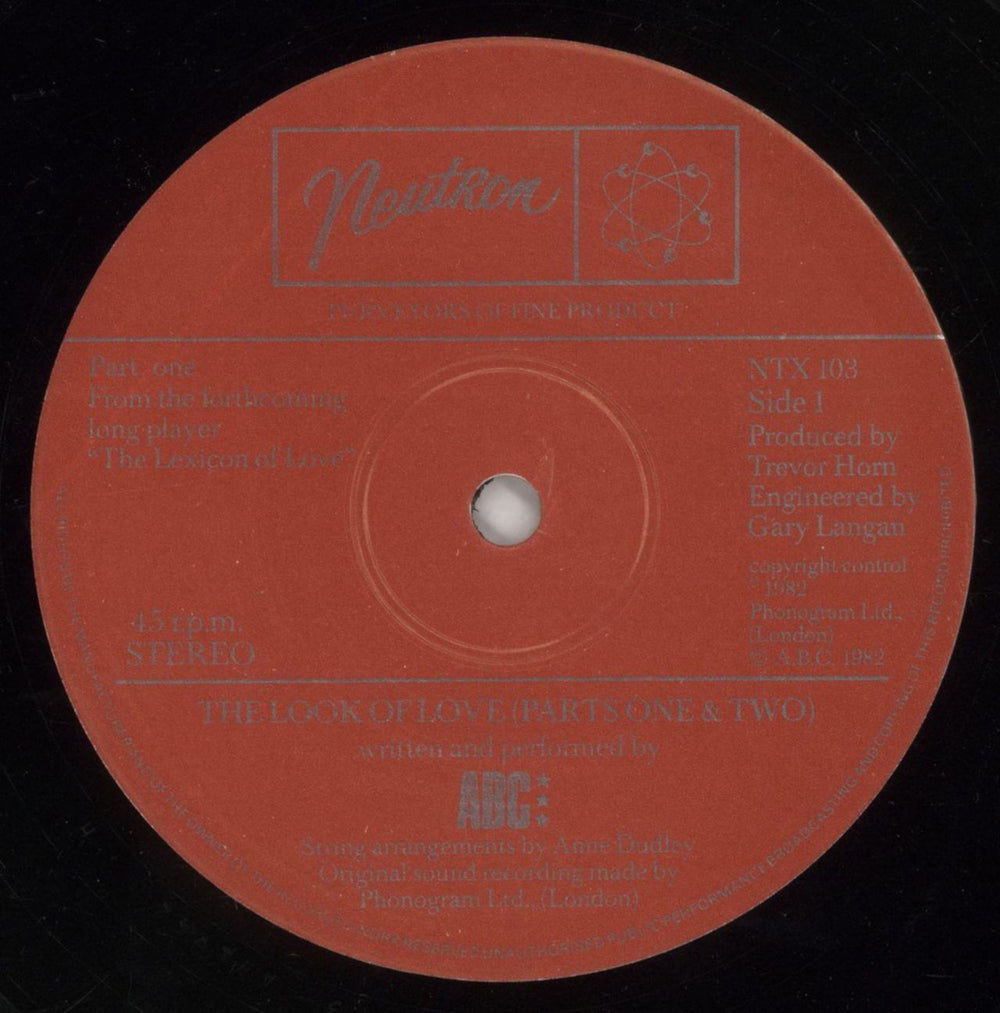 ABC The Look Of Love UK 12" vinyl single (12 inch record / Maxi-single) ABC12TH27695