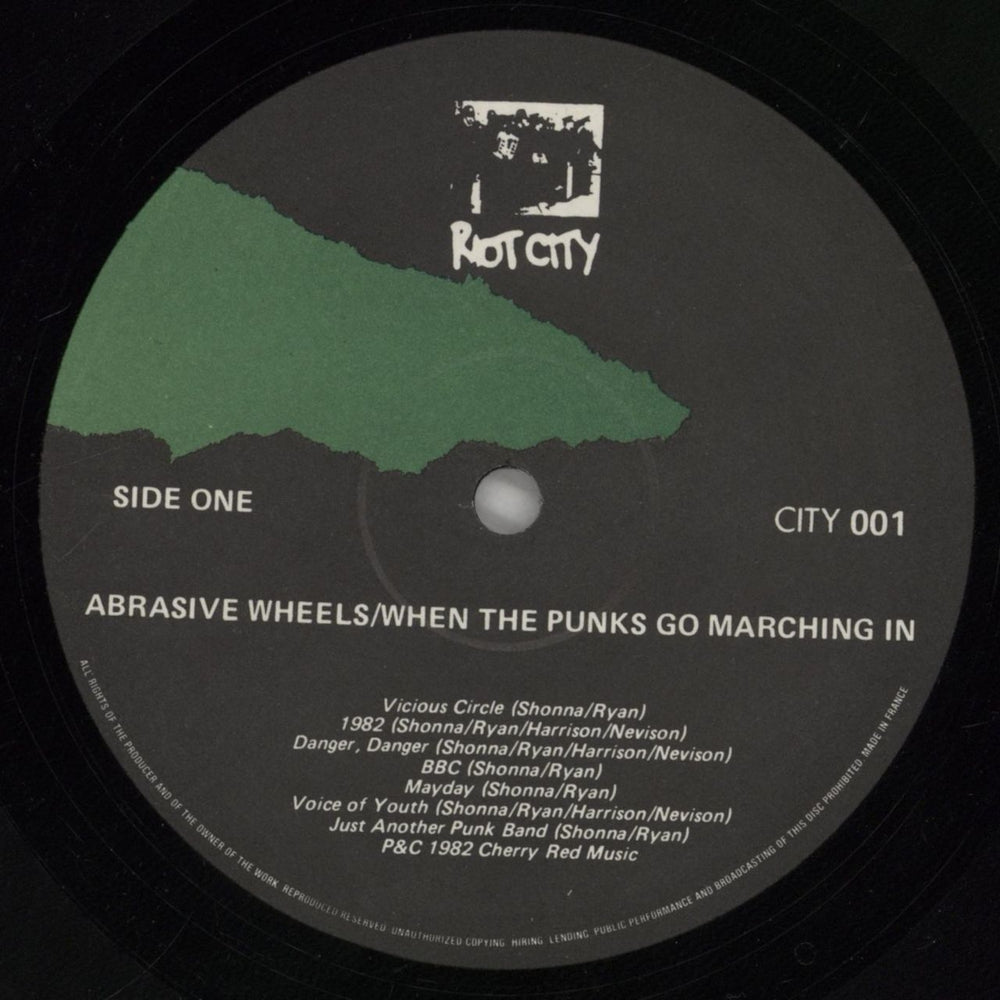 Abrasive Wheels When The Punks Go Marching In UK vinyl LP album (LP record) H11LPWH634172