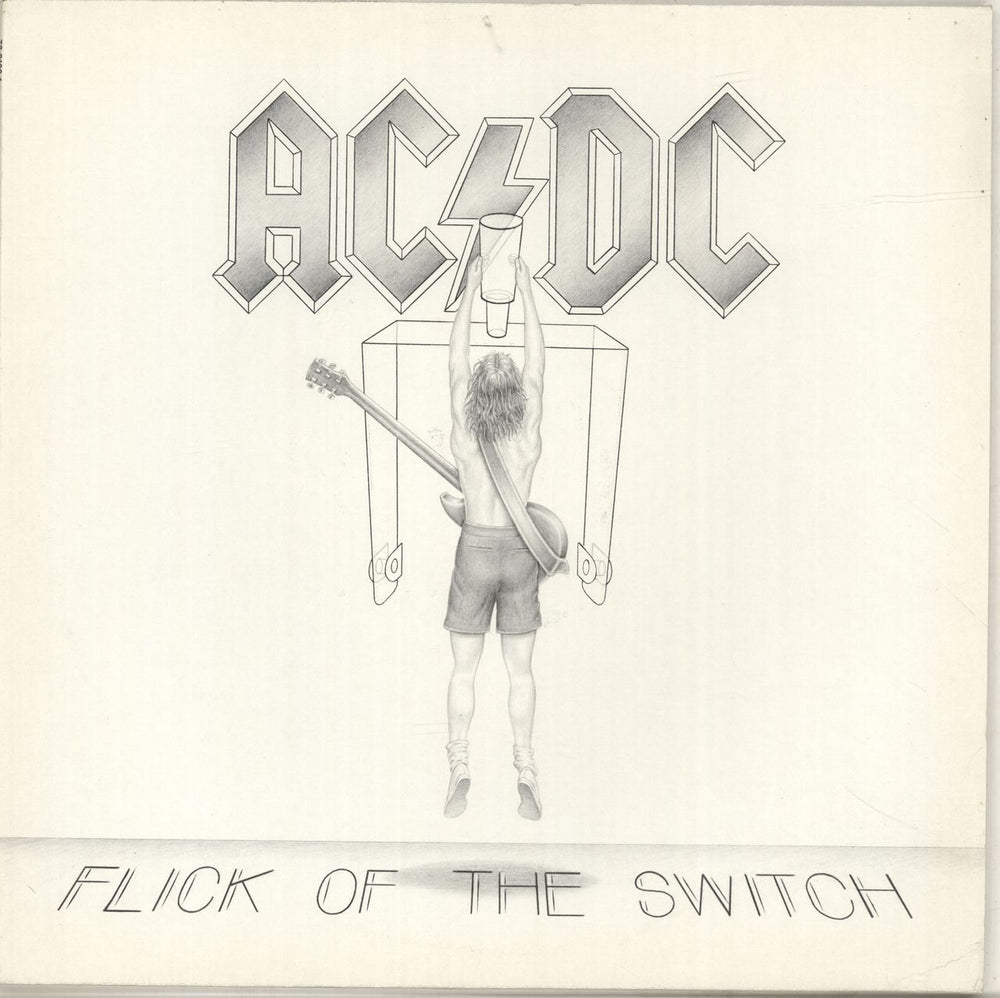 AC/DC Flick Of The Switch German vinyl LP album (LP record) 78-0100-1