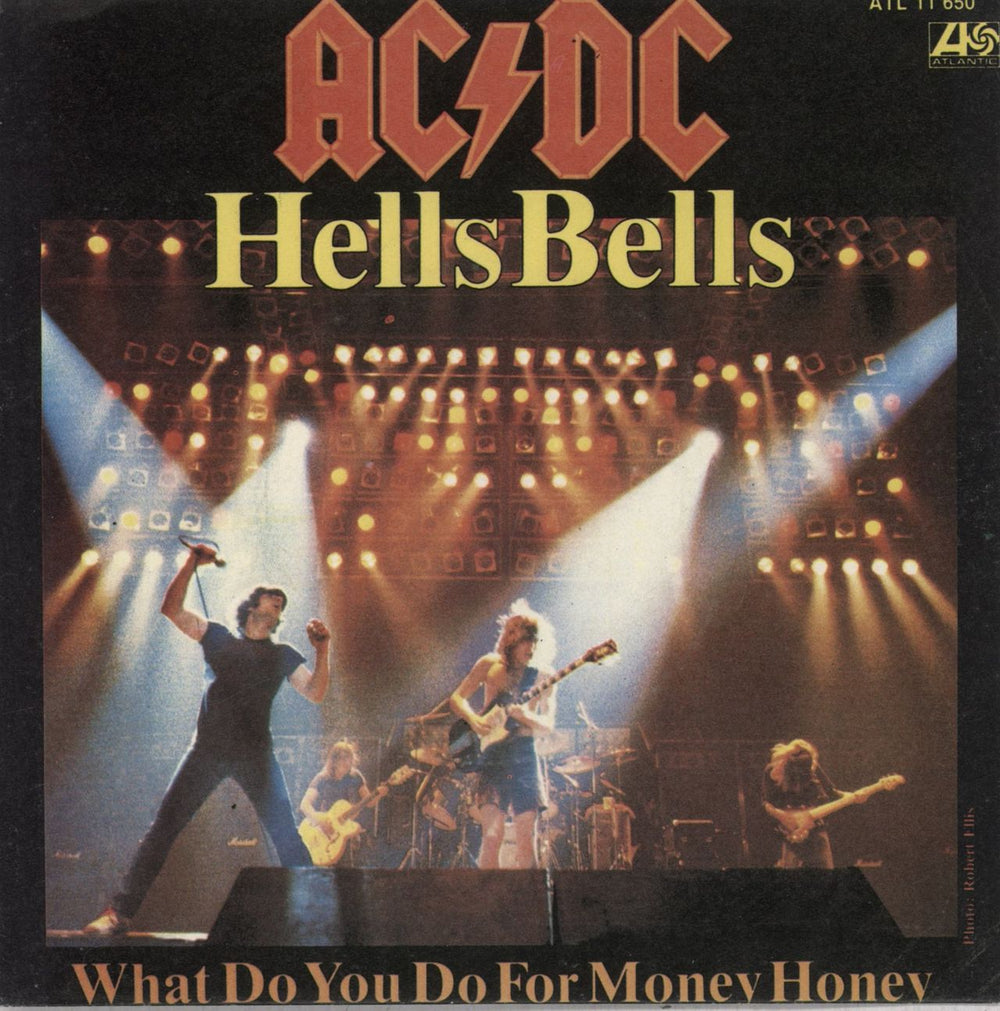 AC/DC Hells Bells Portugese 7" vinyl single (7 inch record / 45) ATL11650