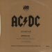 AC/DC Let's Get It Up Portugese 7" vinyl single (7 inch record / 45)