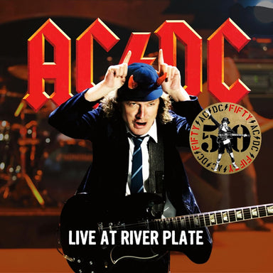 AC/DC Live At River Plate - Gold Vinyl 50th Anniversary Edition - Sealed UK 3-LP vinyl record set (Triple LP Album) ACD3LLI847398