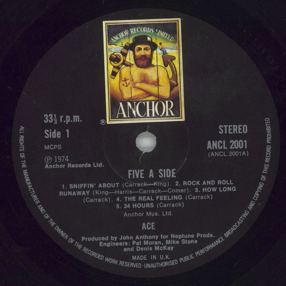 Ace Five-A-Side UK vinyl LP album (LP record) A.ELPFI343107