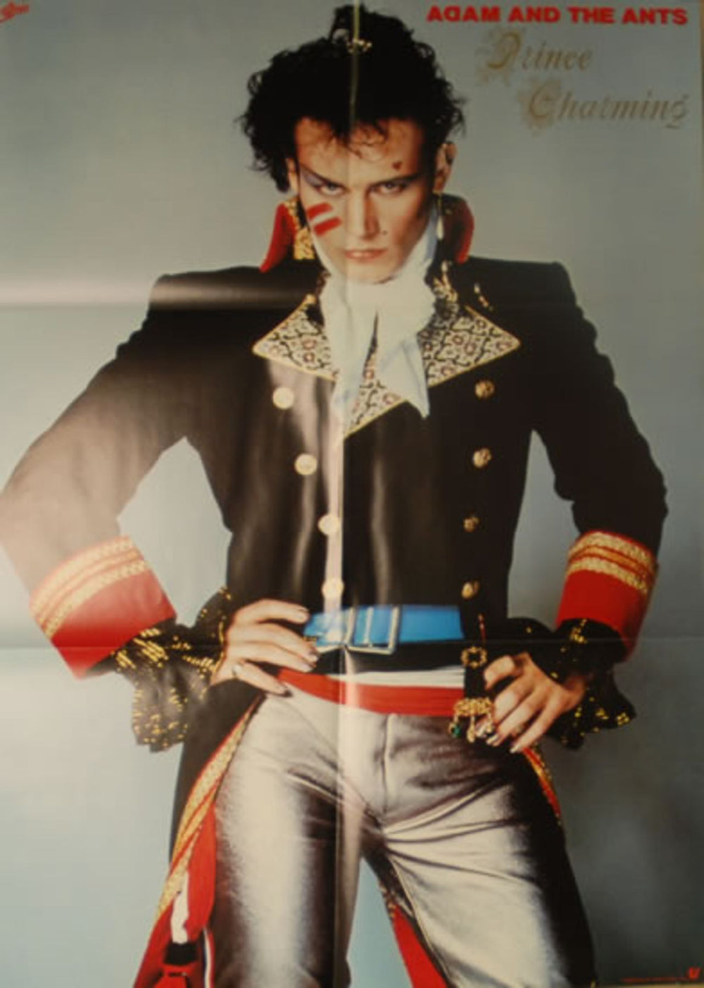 Adam & The Ants Prince Charming + Poster Japanese vinyl LP album (LP record) ANTLPPR136237