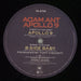 Adam Ant Apollo 9 (Orbit Mix) UK 12" vinyl single (12 inch record / Maxi-single) A~A12AP33880