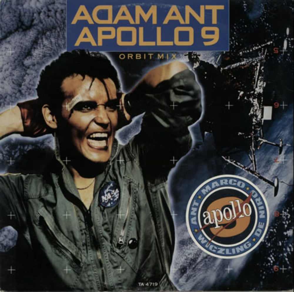Adam Ant Apollo 9 (Orbit Mix) UK 12" vinyl single (12 inch record / Maxi-single) TA4719