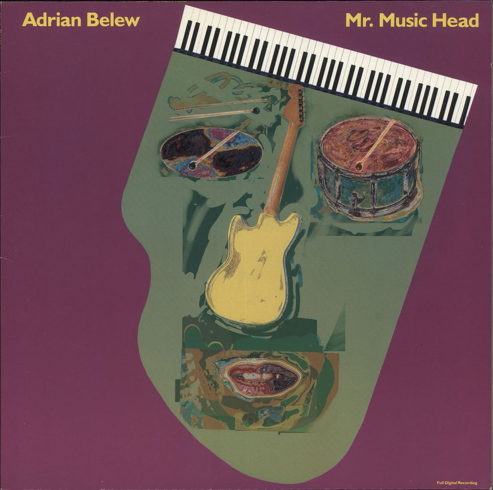 Adrian Belew Mr. Music Head German vinyl LP album (LP record) 781959-1