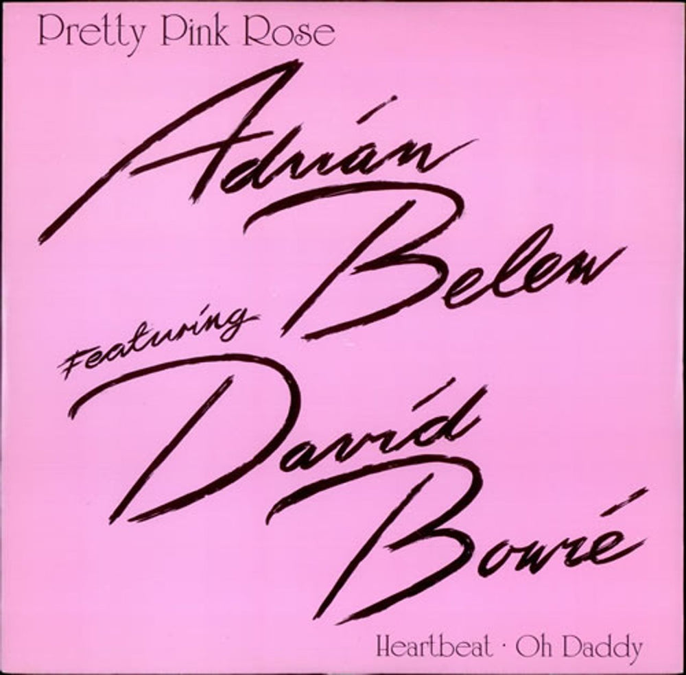Adrian Belew Pretty Pink Rose UK 12" vinyl single (12 inch record / Maxi-single) A7904T