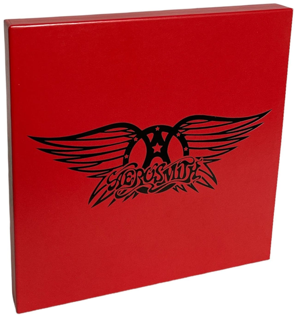 Aerosmith Greatest Hits - 180 Gram Vinyl - Red / Black Swirl UK Vinyl Box Set 4896403