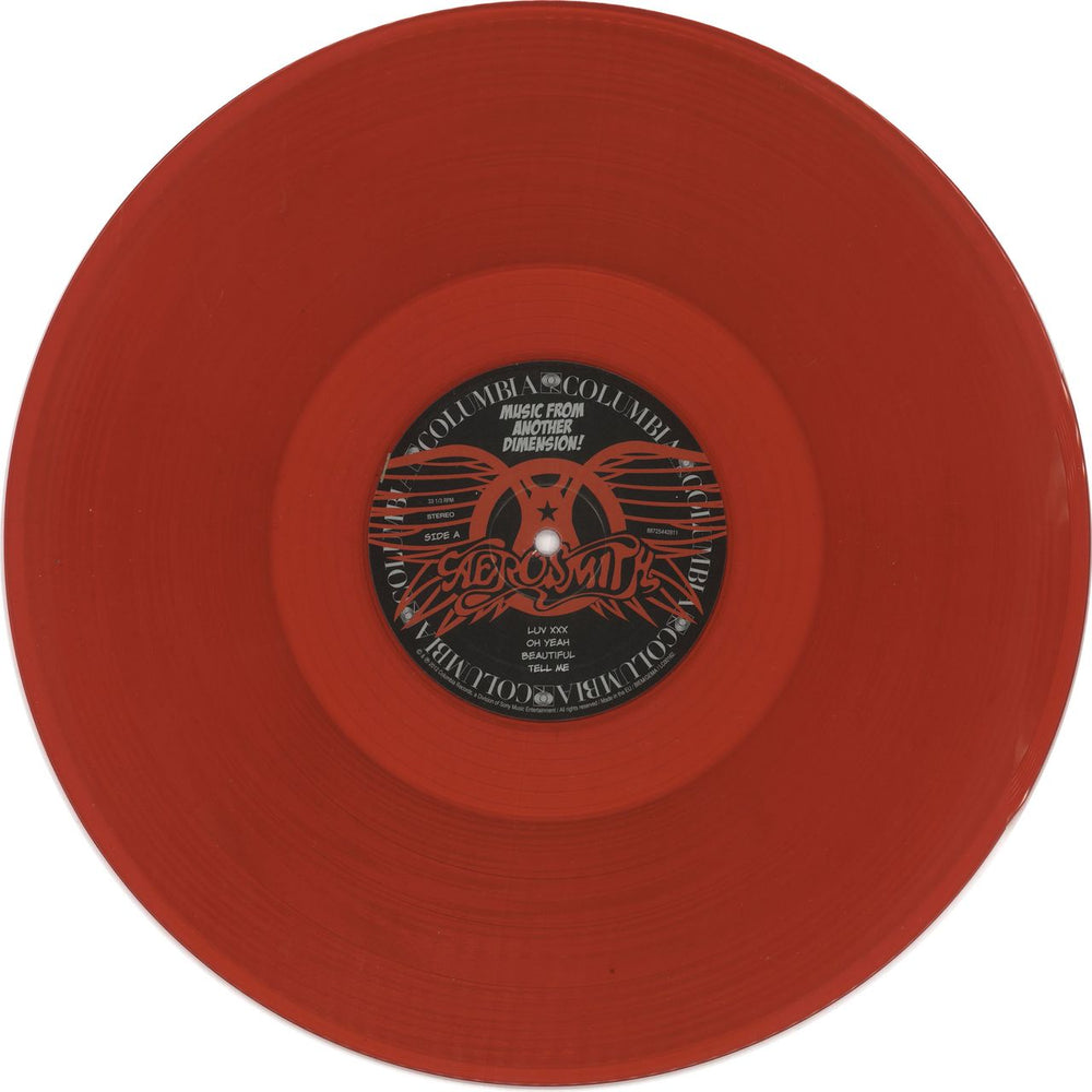 Aerosmith Music From Another Dimension - Red Vinyl + CD - Sealed UK 2-LP vinyl record set (Double LP Album) AER2LMU577612