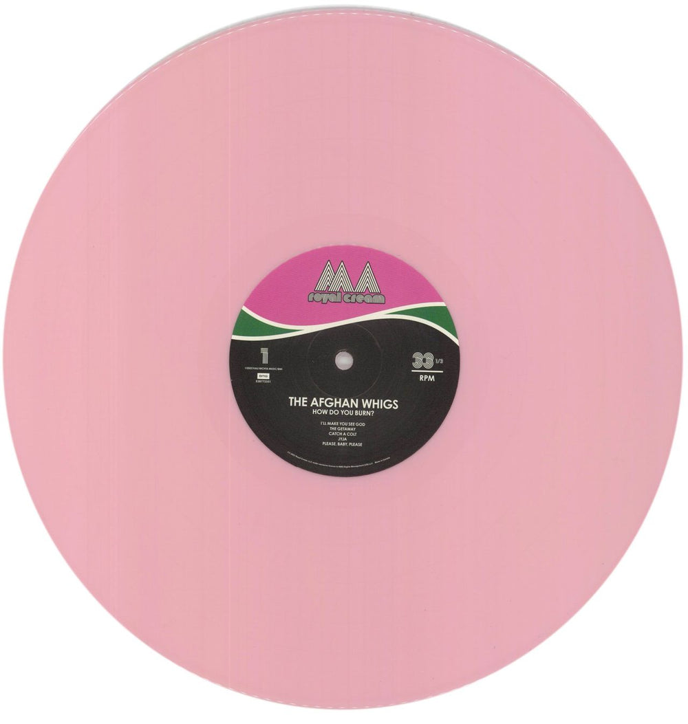 Afghan Whigs How Do You Burn? - Pink Vinyl Canadian vinyl LP album (LP record) AFGLPHO862473
