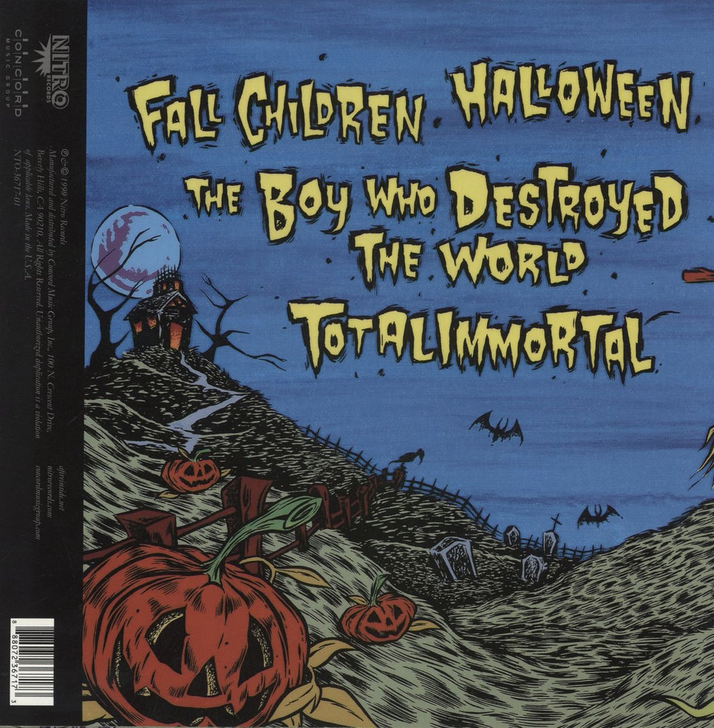 AFI All Hallow's E.P. - Orange Vinyl US 10" vinyl single (10 inch record) 888072367173