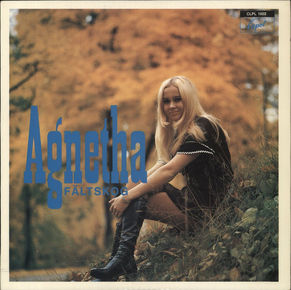 Agnetha Fältskog Agnetha Faltskog Swedish vinyl LP album (LP record) CLPL1002