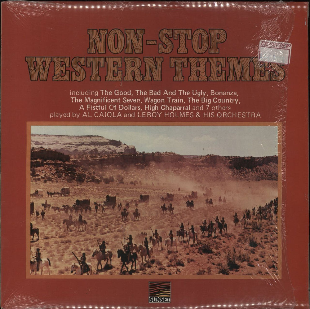 Al Caiola Non-Stop Western Themes UK vinyl LP album (LP record) SLS50312