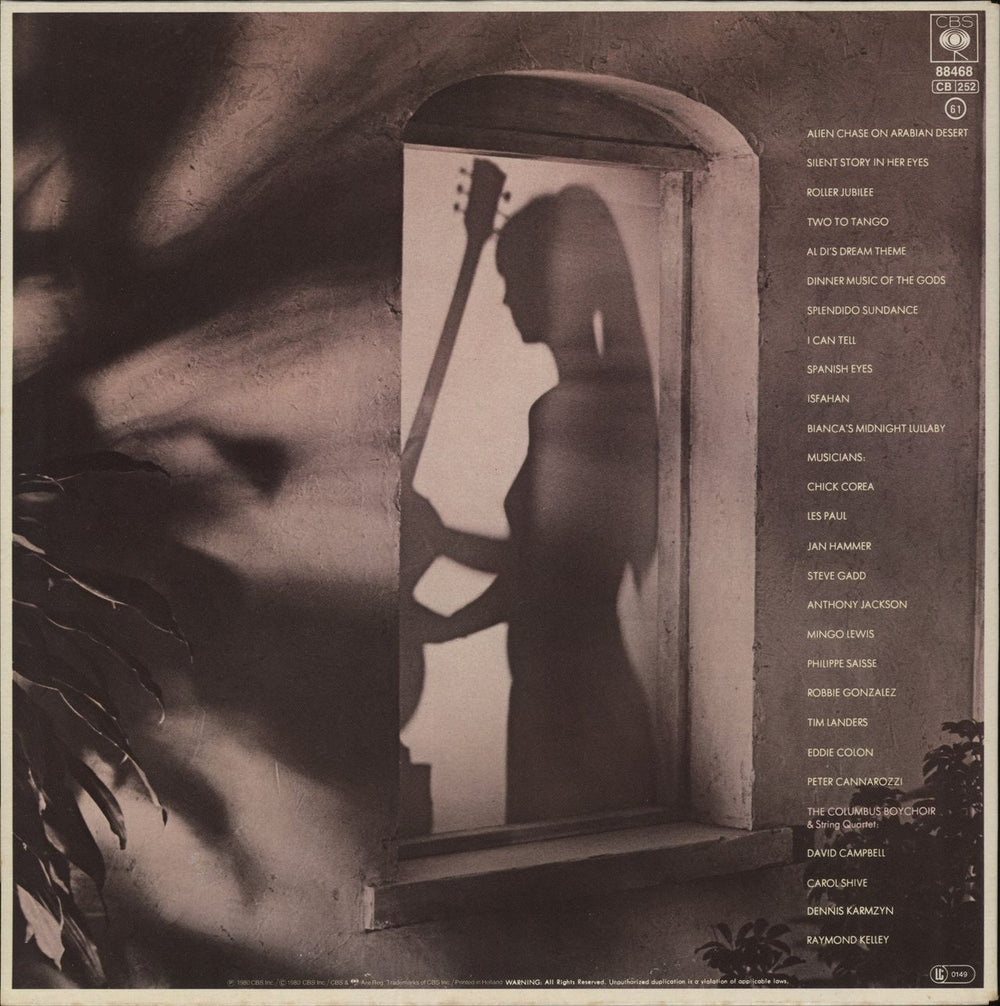 Al Di Meola Splendido Hotel Dutch 2-LP vinyl record set (Double LP Album)