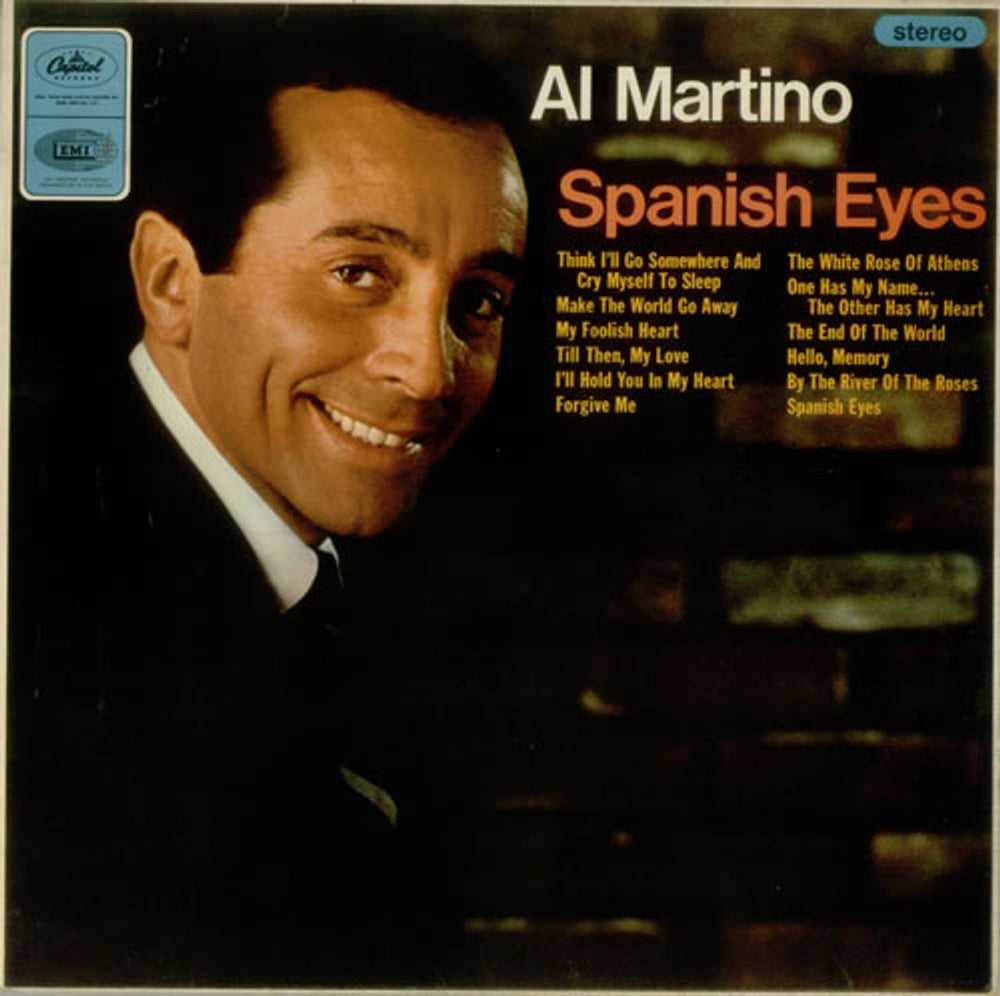 Al Martino Spanish Eyes UK vinyl LP album (LP record) ST2435