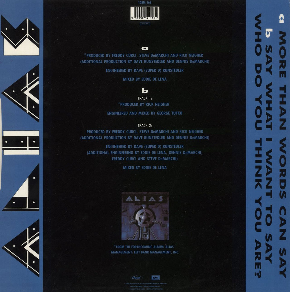 Alaska (UK) (I Need You) More Than Words Can Say UK 12" vinyl single (12 inch record / Maxi-single) 5099920411961