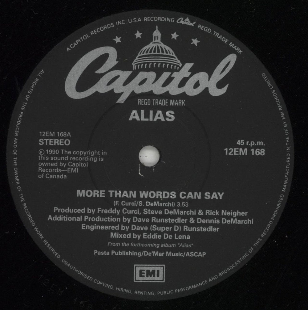 Alaska (UK) (I Need You) More Than Words Can Say UK 12" vinyl single (12 inch record / Maxi-single) A7Z12IN596228