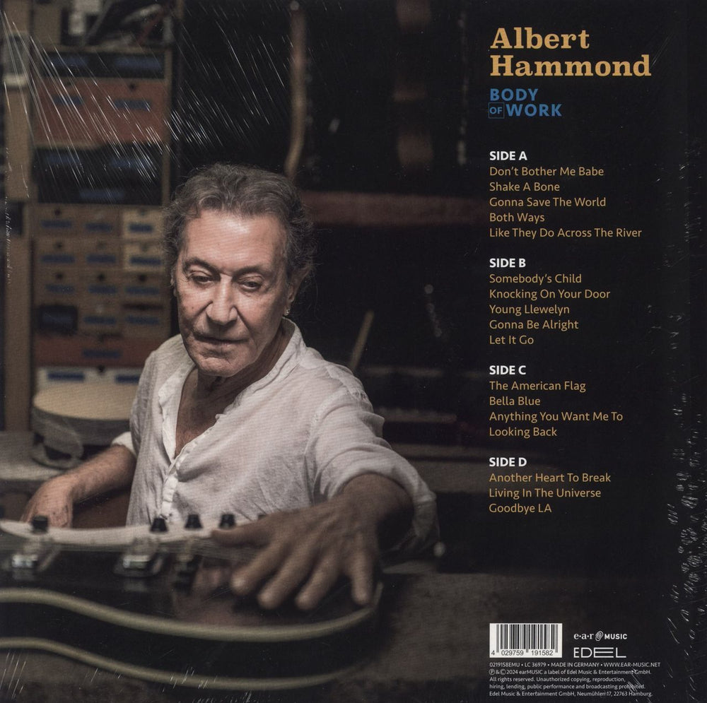 Albert Hammond Body Of Work German vinyl LP album (LP record) 4029759191582