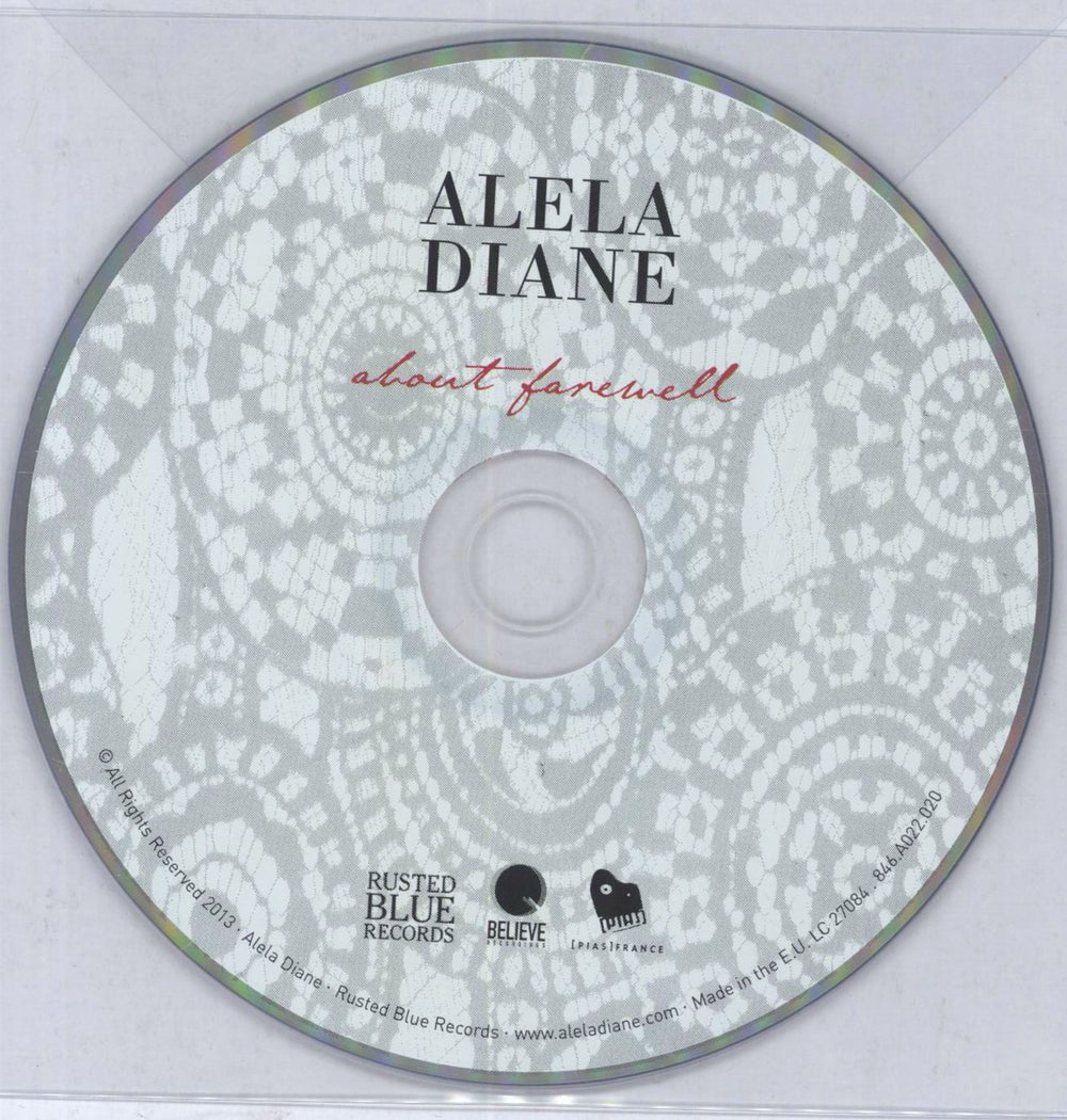 Alela Diane About Farewell + Bonus CD UK vinyl LP album (LP record)