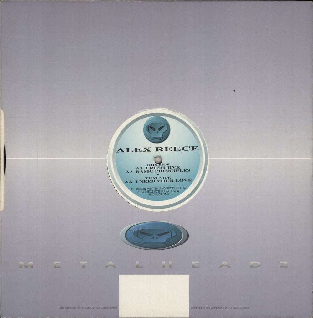 Alex Reece Fresh Jive UK 12" vinyl single (12 inch record / Maxi-single)