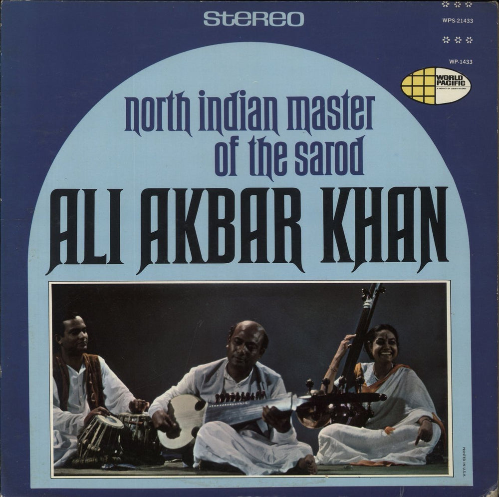 Ali Akbar Khan North Indian Master Of The Sarod US vinyl LP album (LP record) WPS-21433