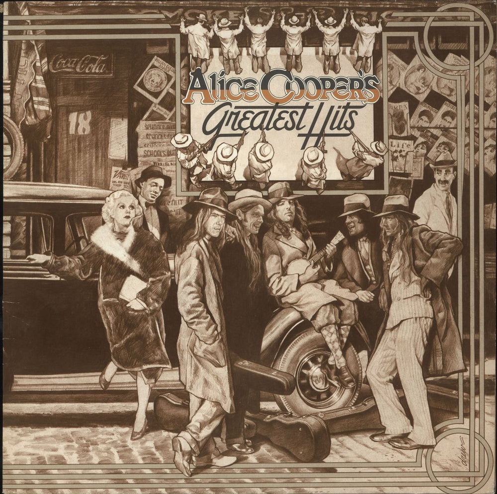 Alice Cooper Greatest Hits German vinyl LP album (LP record) K56043