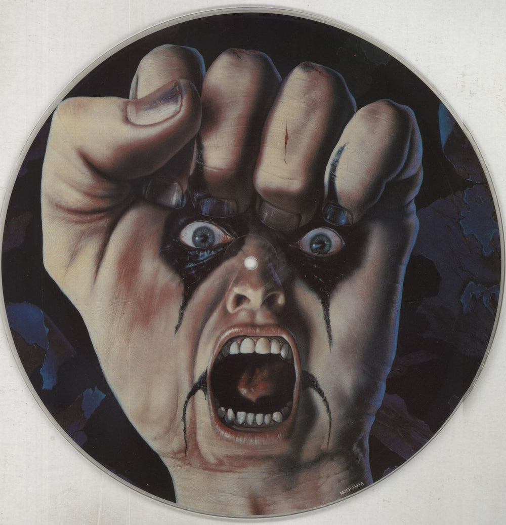 Alice Cooper Raise Your Fist And Yell + Constrictor UK picture disc LP (vinyl picture disc album)