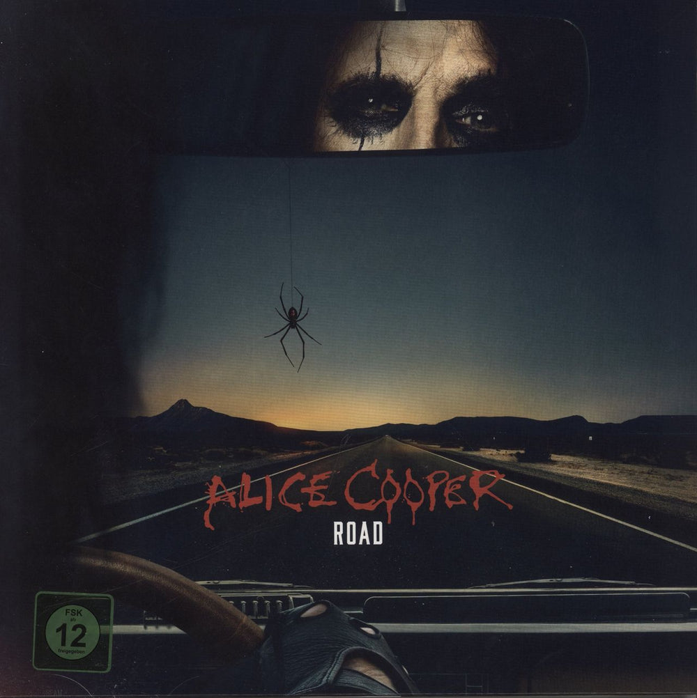 Alice Cooper Road - 180gm Black/Blue Split & Yellow Splatter + DVD UK 2-LP vinyl record set (Double LP Album) 0218617EMU