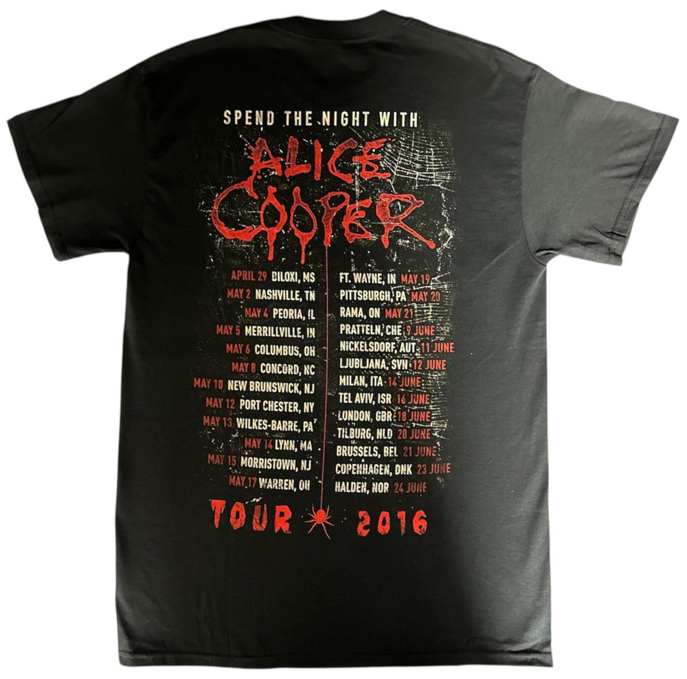 Alice Cooper Spend The Night With Alice Cooper 2016 Tour UK t-shirt