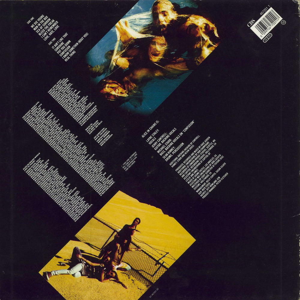 Alice In Chains Facelift + Inner - EX UK vinyl LP album (LP record) 5099746720117