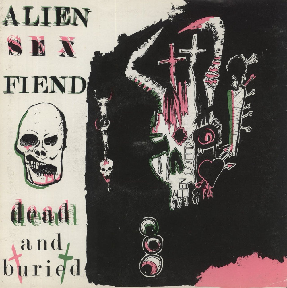 Alien Sex Fiend Dead And Buried UK 7" vinyl single (7 inch record / 45) ANA23