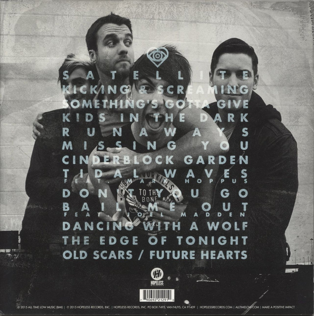 All Time Low Future Hearts - Light Blue Vinyl US vinyl LP album (LP record) 790692212910