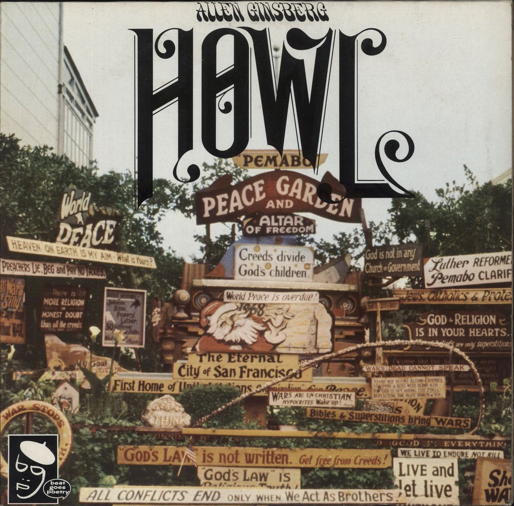 Allen Ginsberg Howl & Other Poems UK vinyl LP album (LP record) BGP1018