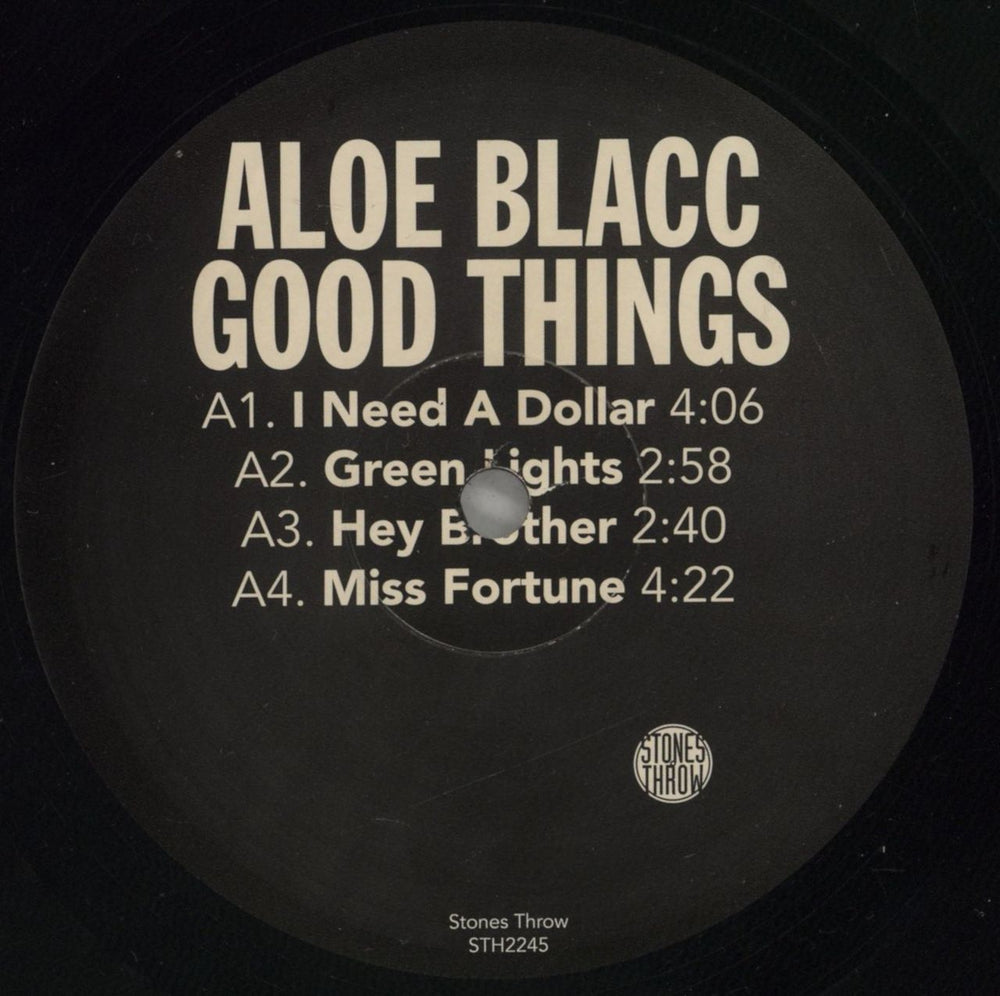 Aloe Blacc Good Things US 2-LP vinyl record set (Double LP Album) O9Q2LGO877311