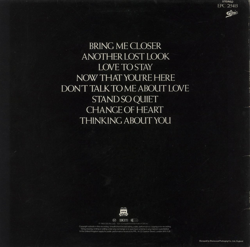 Altered Images Bite - Song Hype Sticker UK vinyl LP album (LP record)