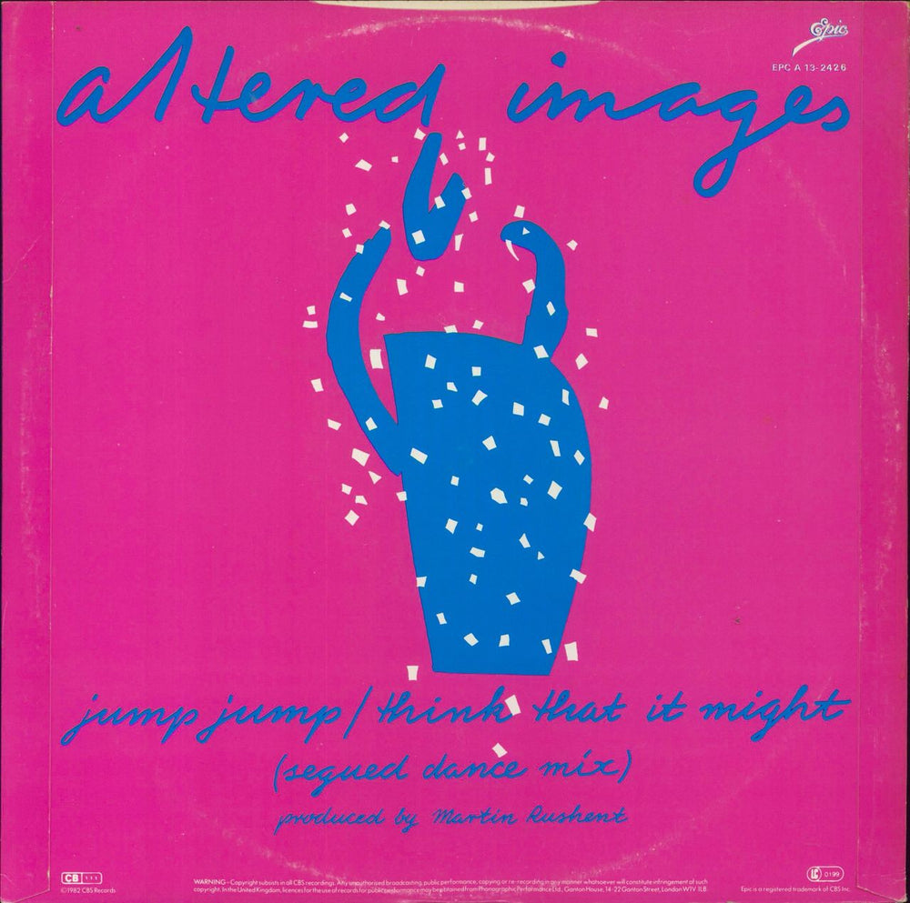 Altered Images Pinky Blue UK 12" vinyl single (12 inch record / Maxi-single)